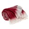 Edge Collections - 52" x 67" - Red - Cozy Handloom Throw for Stylish Accent - 1 Piece